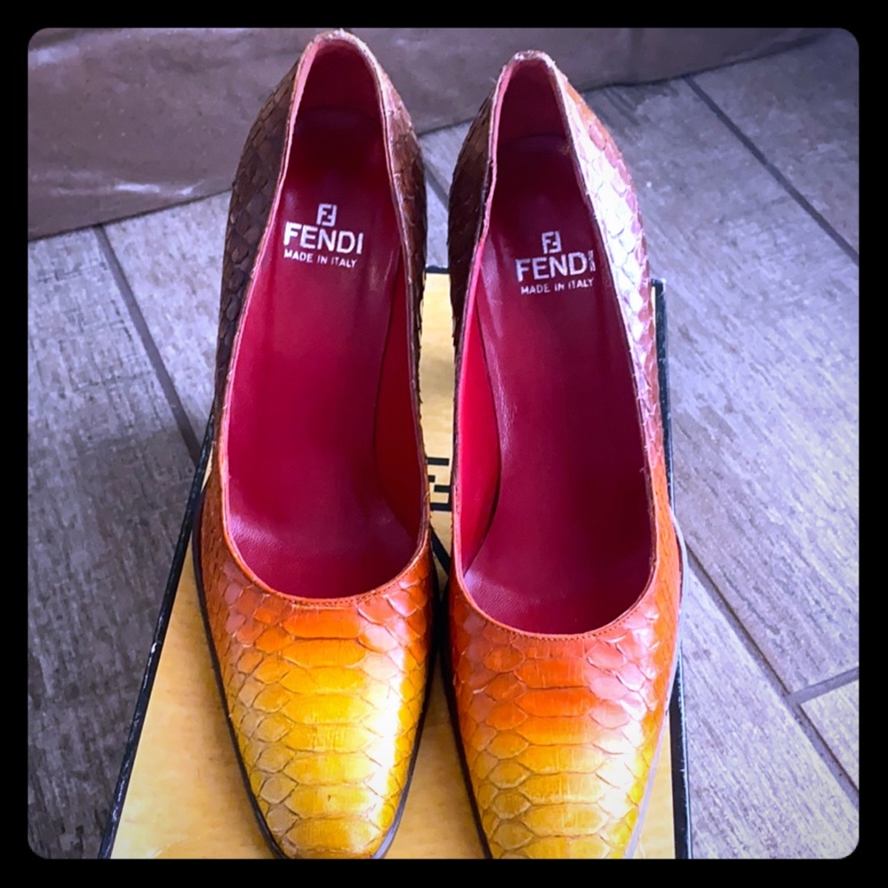 Fendi Python Earth Pump